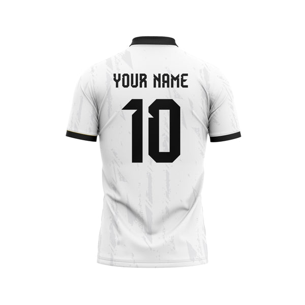Black White Customized Cricket Jersey Design - The Sport Stuff