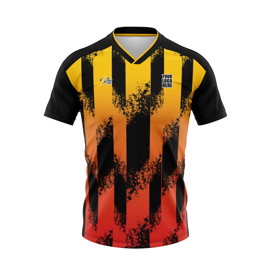 Mikado Yellow Customized Football Team Jersey Design Customized