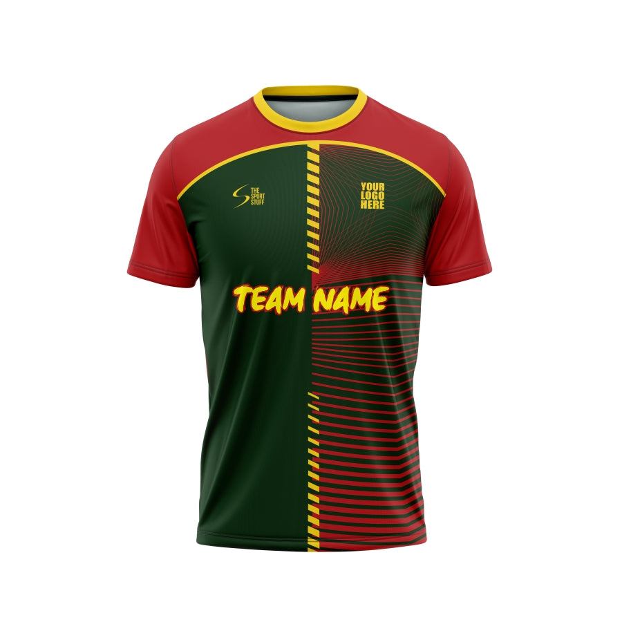 Sports Jersey Red Green Jersey NEXT PRINT All Over Printed