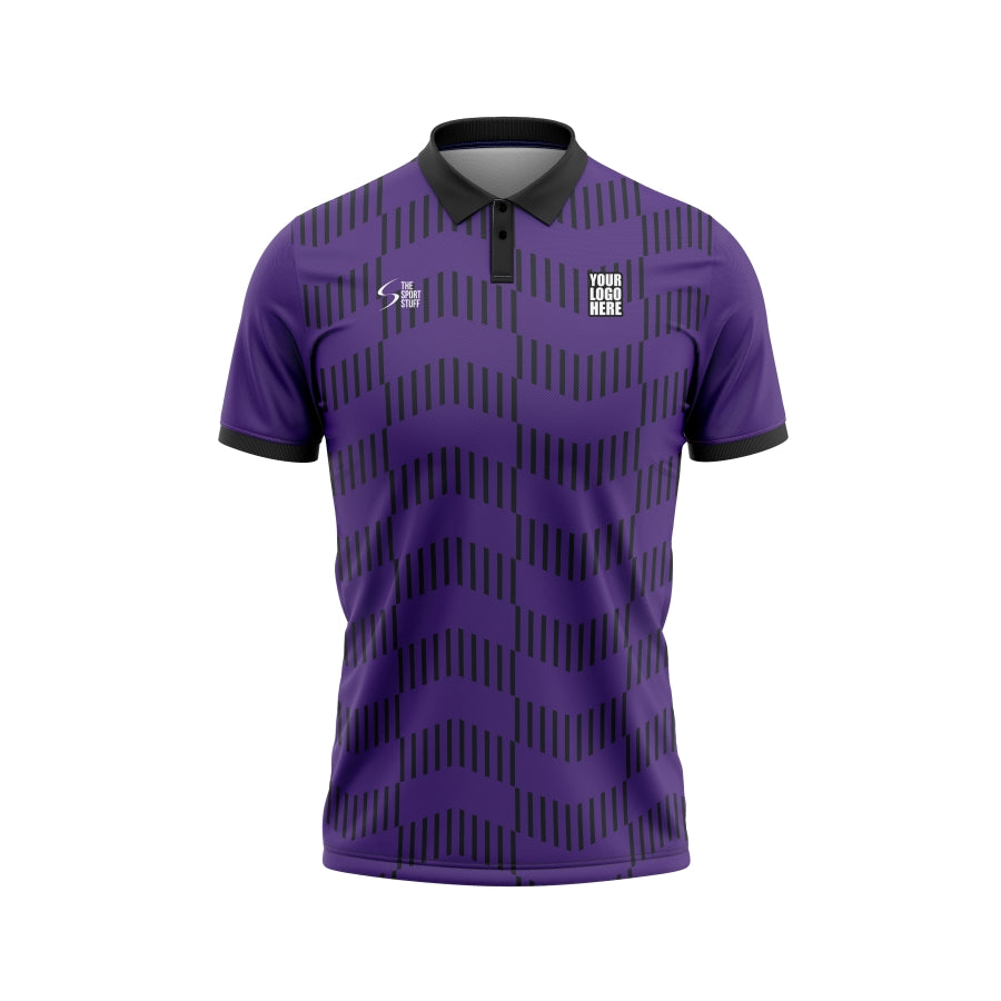 Purple Black Customized Cricket Team Jersey Design | Customized Jerseys Online India - TheSportStuff With Trackpant / Half Sleeve / Diamond Knit