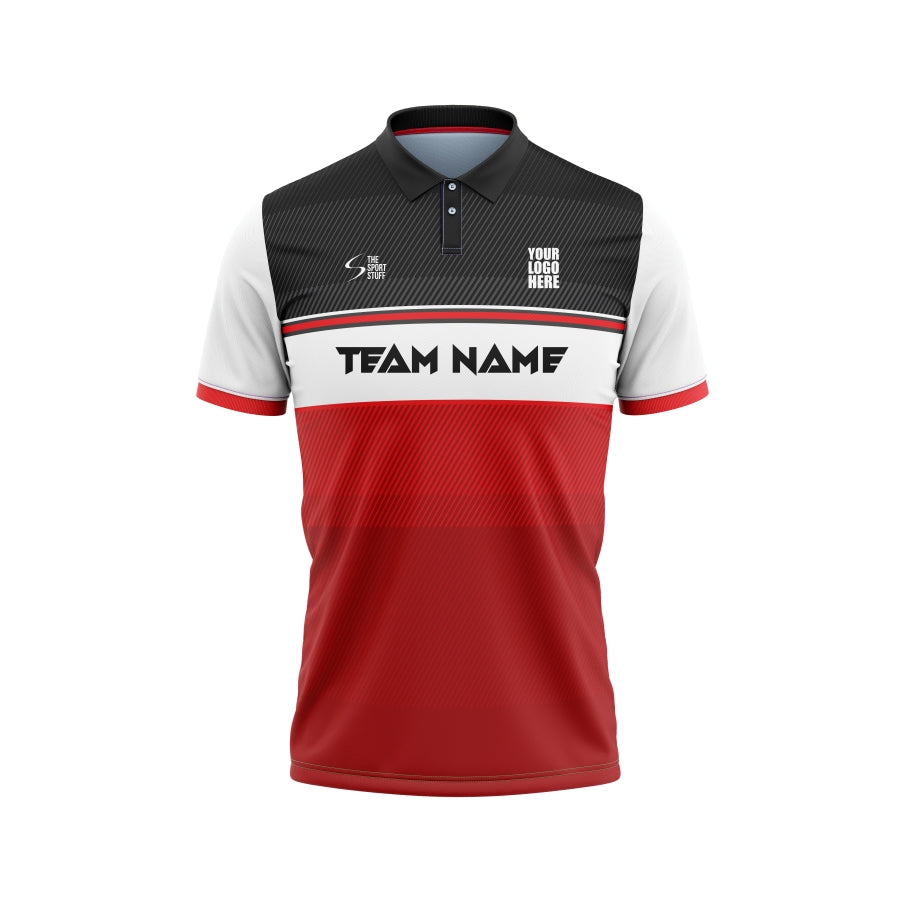 Red Gradient Custom Cricket Jersey Design Customized Jerseys Online