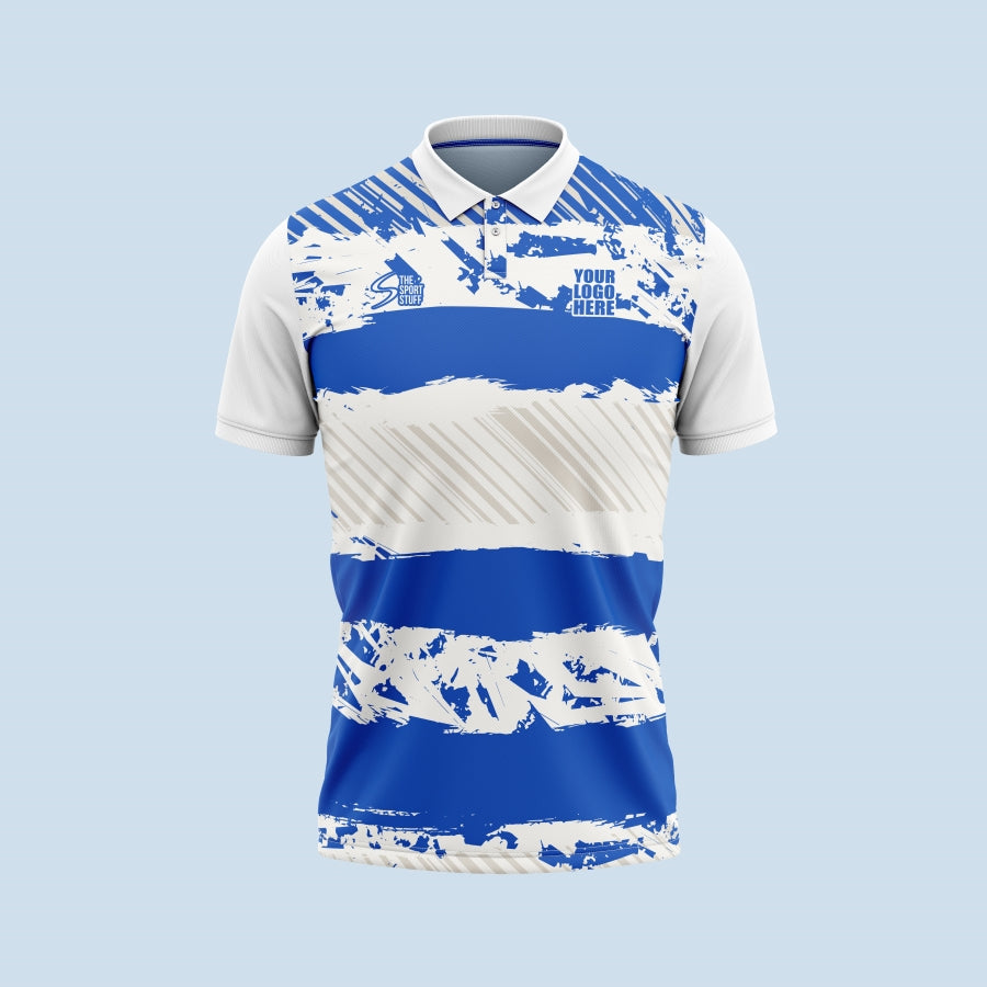 White Ocean Customized Cricket Team Jersey Design Customized