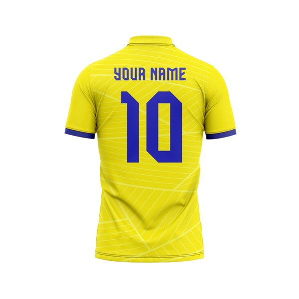 Yellow Customized Badminton Jersey Design - The Sport Stuff