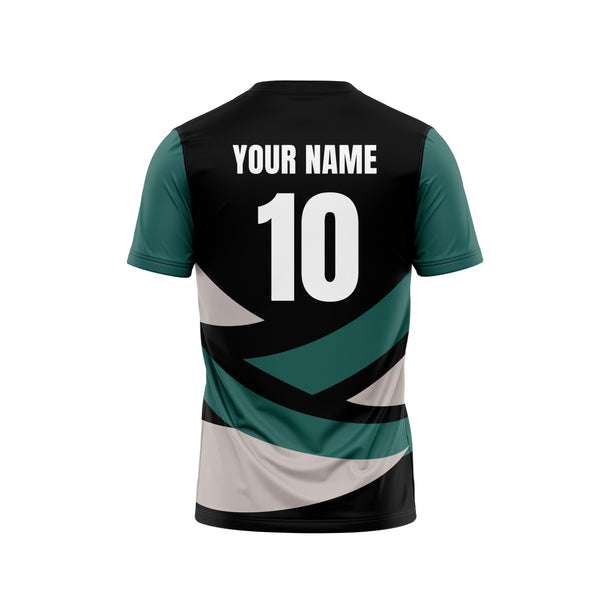 Dark Sea Green Football Custom Jersey - The Sport Stuff