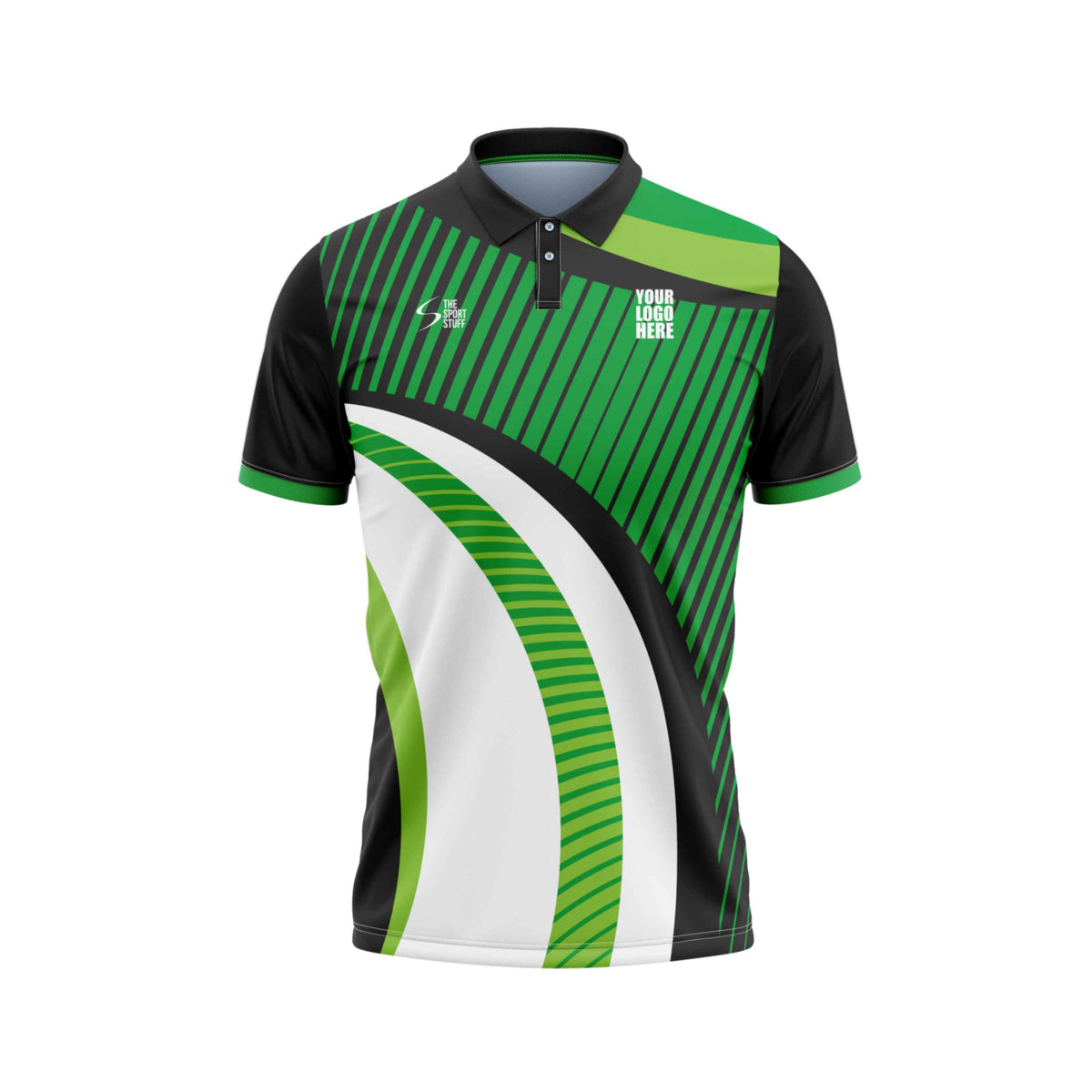 Green Cyan Custom Cricket Jersey Design | Customized Jerseys