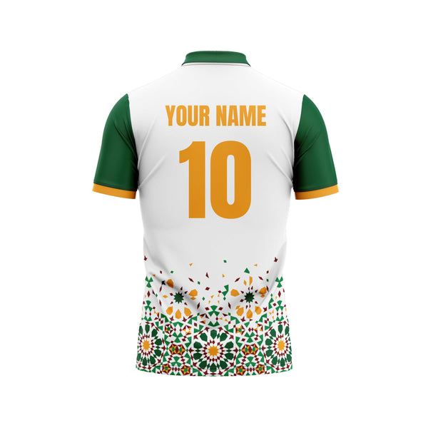 Saffron Custom Cricket Jersey Design