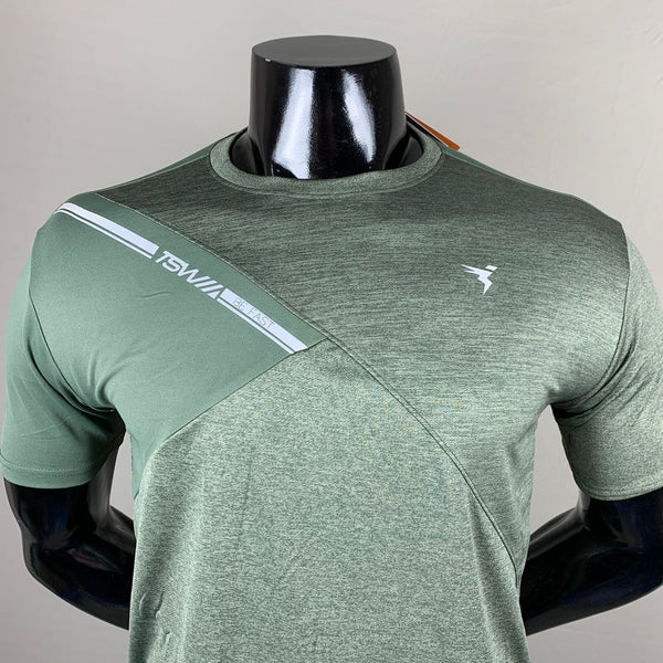 Technosport Olive Green Dri Fit T-Shirt - TheSportStuff