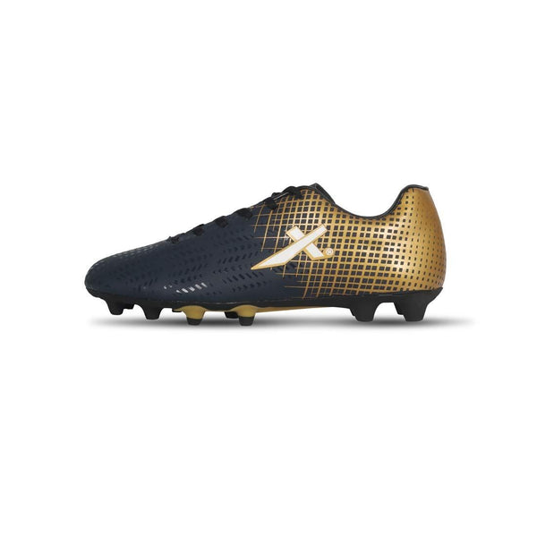 NavyBlue-Gold Football Shoes For Men - TheSportStuff