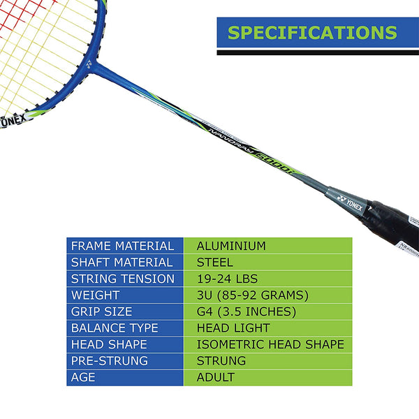 Yonex NANORAY 6000i Badminton Racquet 4
