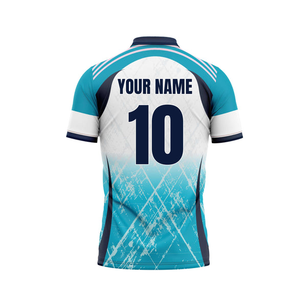 Arctic Pulse Cricket Custom Jersey Back - The Sport Stuff