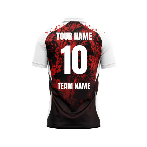Dragon Fury Cricket Custom Jersey Back Design - The Sport Stuff