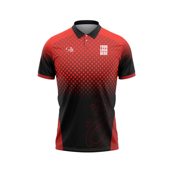 Dragon Strike Cricket Custom Jersey Front - The Sport Stuff