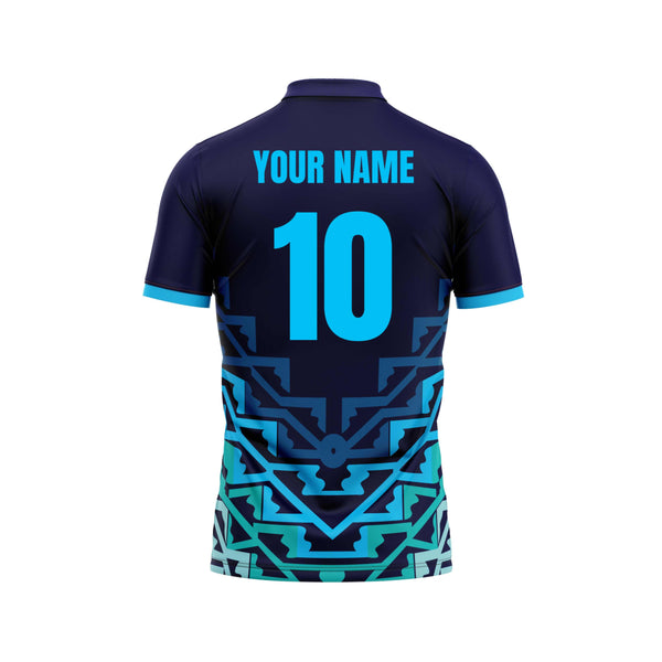 Geoshift Cricket Custom Jersey Back Design - The Sport Stuff