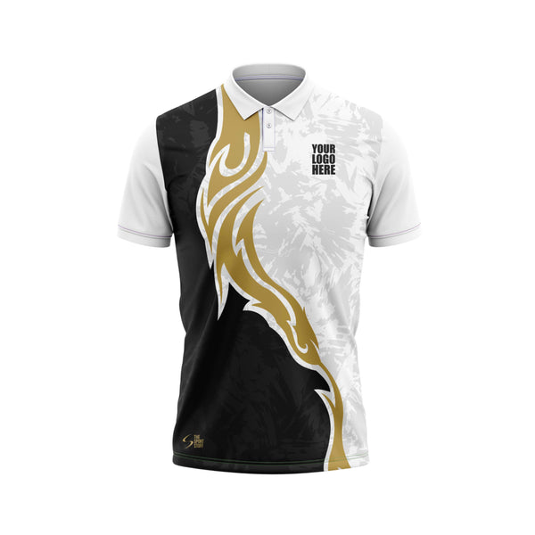 Golden Phantom Cricket Custom Jersey Front Design - The Sport Stuff