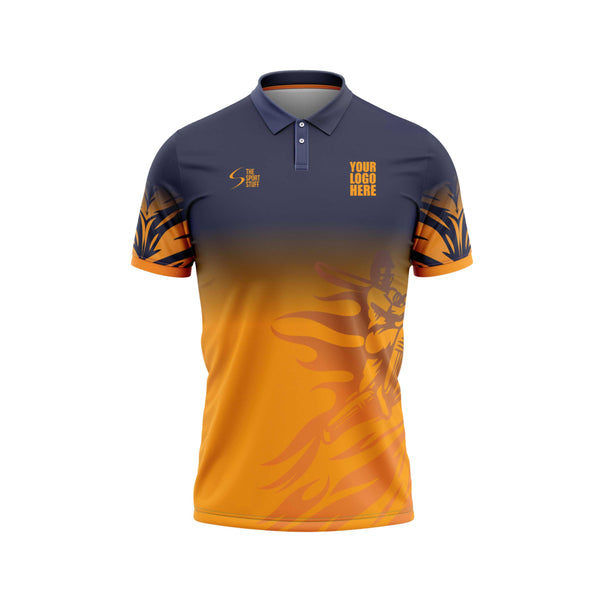 Golden Striker Cricket Custom Jersey Front Design - The Sport Stuff