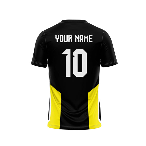 Golden Volt Football Custom Jersey Back Design - The Sport Stuff
