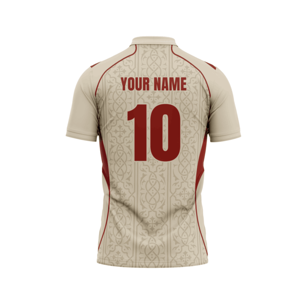 Imperial Sand Customized Cricket Jersey Design Back - The Sport Stuff