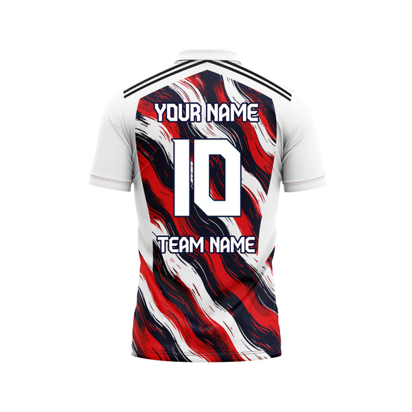 Inferno Flow Cricket Custom Jersey Back - The Sport Stuff