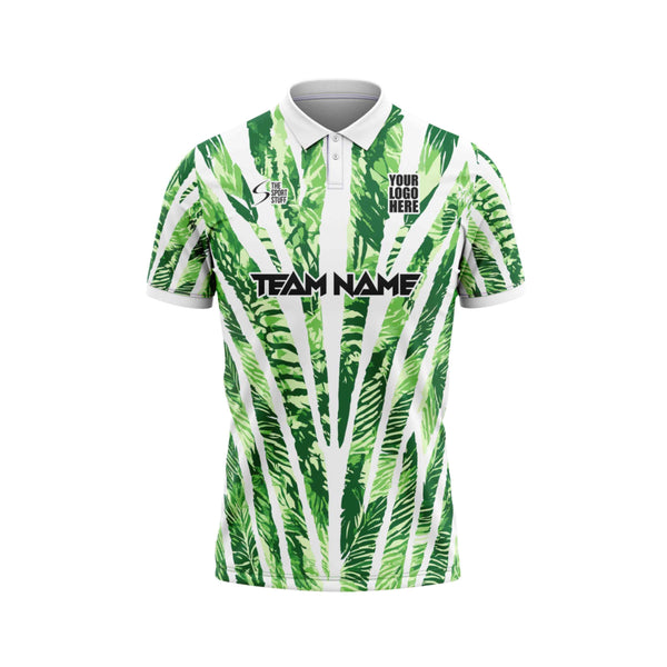 Jungle Strike Customized Cricket Jersey Front Design - The Sport Stuff