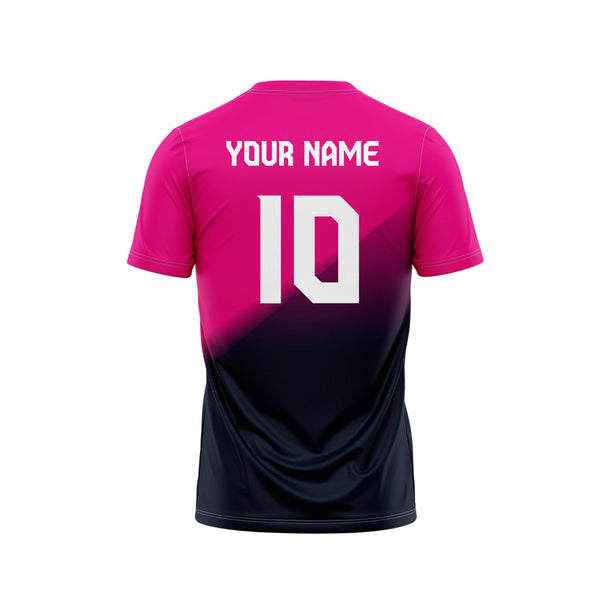 Midnight Neon Badminton Custom Jersey Back - The Sport Stuff