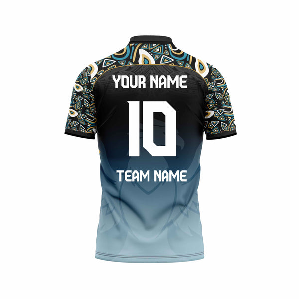 Midnight Phoenix Customized Cricket Jersey Back Design - The Sport Stuff