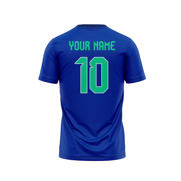 Ocean Crest Custom Football Jersey Back - The Sport Stuff