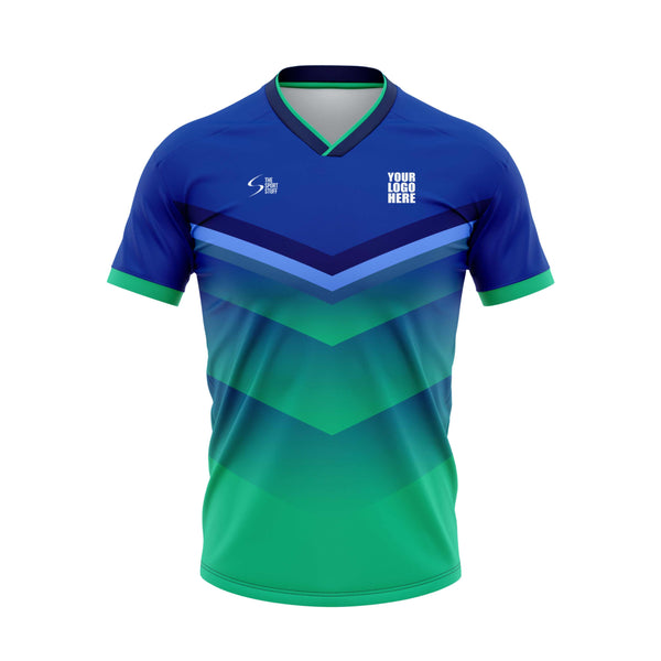 Ocean Crest Custom Football Jersey Front - The Sport Stuff