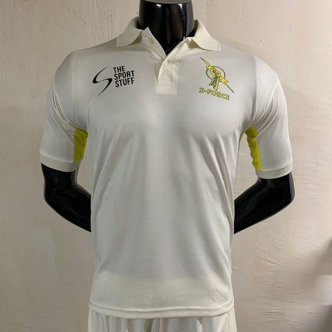 Cricket Off-Whites Customized Team Jersey - TheSportStuff
