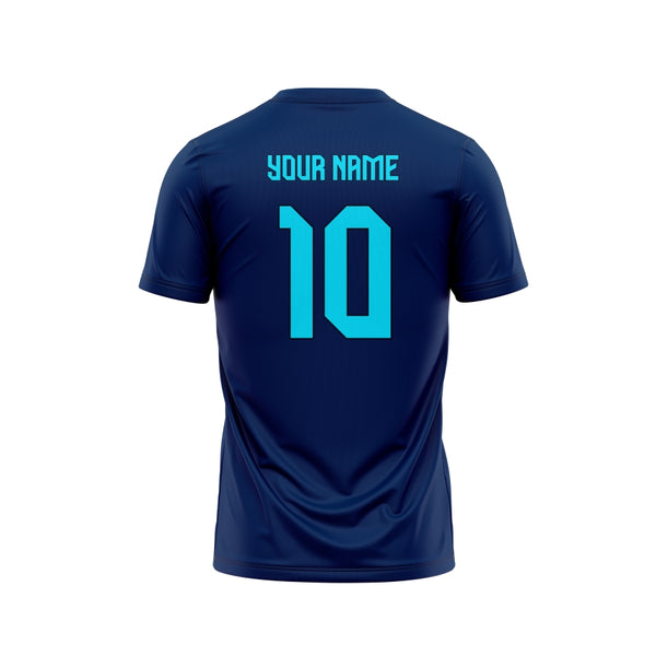 Aqua Ladder Customized Football Team Jersey Design - TheSportStuff