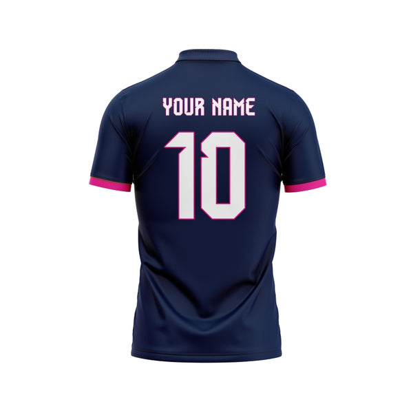 Blue Divider Customized Cricket Team Jersey Design - TheSportStuff