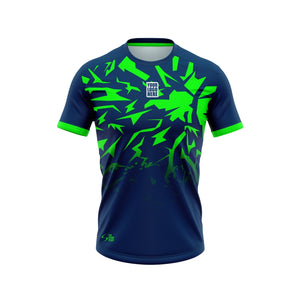 Electric Green Customized Football Team Jersey Design - TheSportStuff