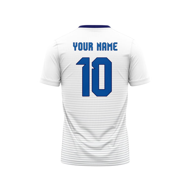 Endeavour Blue Customized Football Team Jersey Design - The Sport Stuff