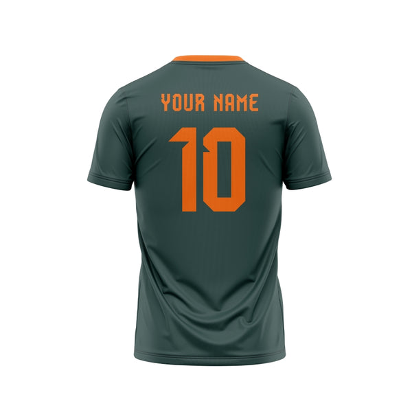 Evening Emerald Custom Football Jersey Design - The Sport Stuff