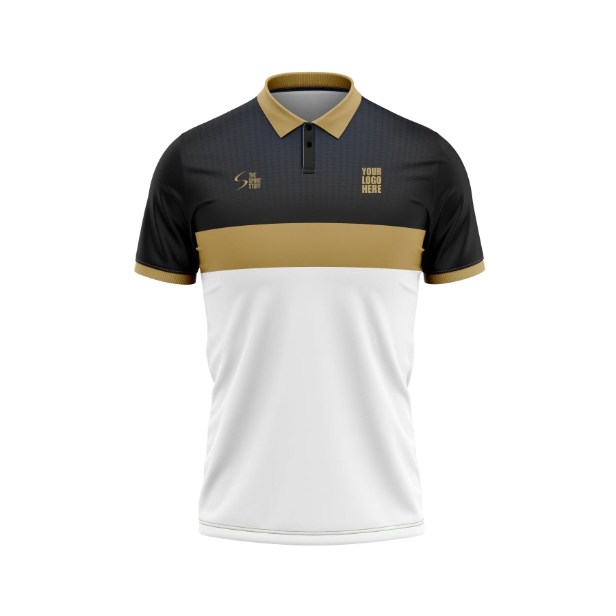 Golden Black Diamond Custom Cricket Jersey Design - The Sport Stuff