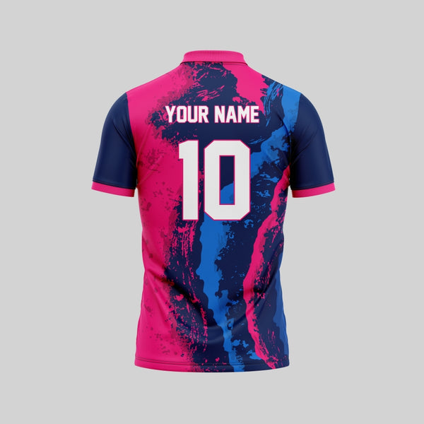 Pink Shore Customized Cricket Team Jersey Design - TheSportStuff