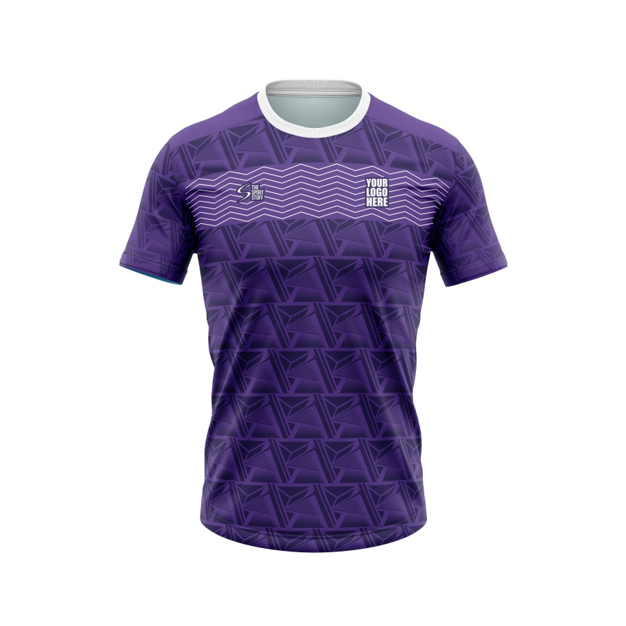 Purple Ice Customized Football Team Jersey Design - TheSportStuff