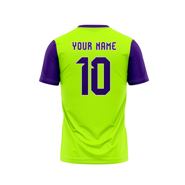 Purple Neon Custom Football Jersey - The Sport Stuff