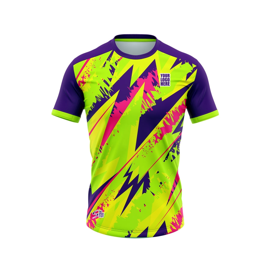 Purple Neon Custom Football Jersey - The Sport Stuff