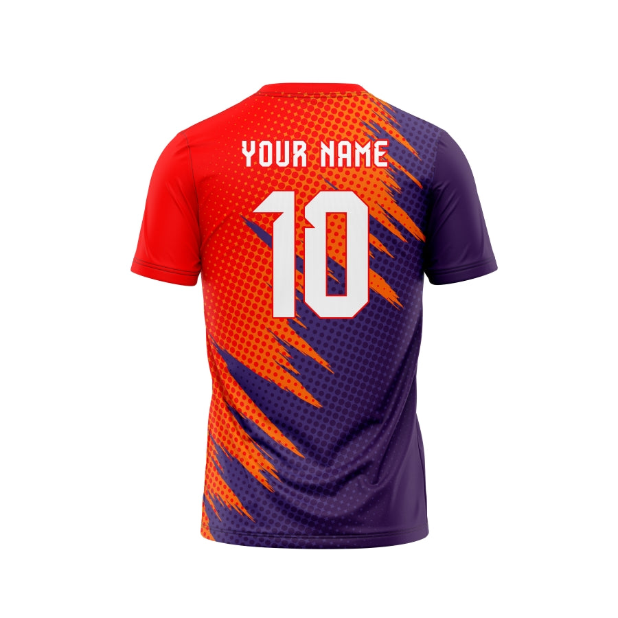 Football Jersey Design Red And Blue Football Kit Purple Tomato
