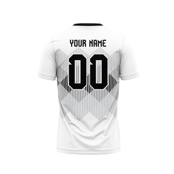 Quadra Stripes Customized Football Team Jersey Design - TheSportStuff