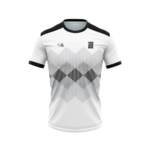 Quadra Stripes Customized Football Team Jersey Design - TheSportStuff