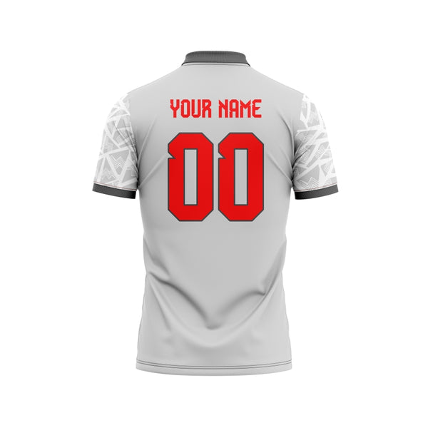 Red Stones Custom Cricket Jersey Design - The Sport Stuff