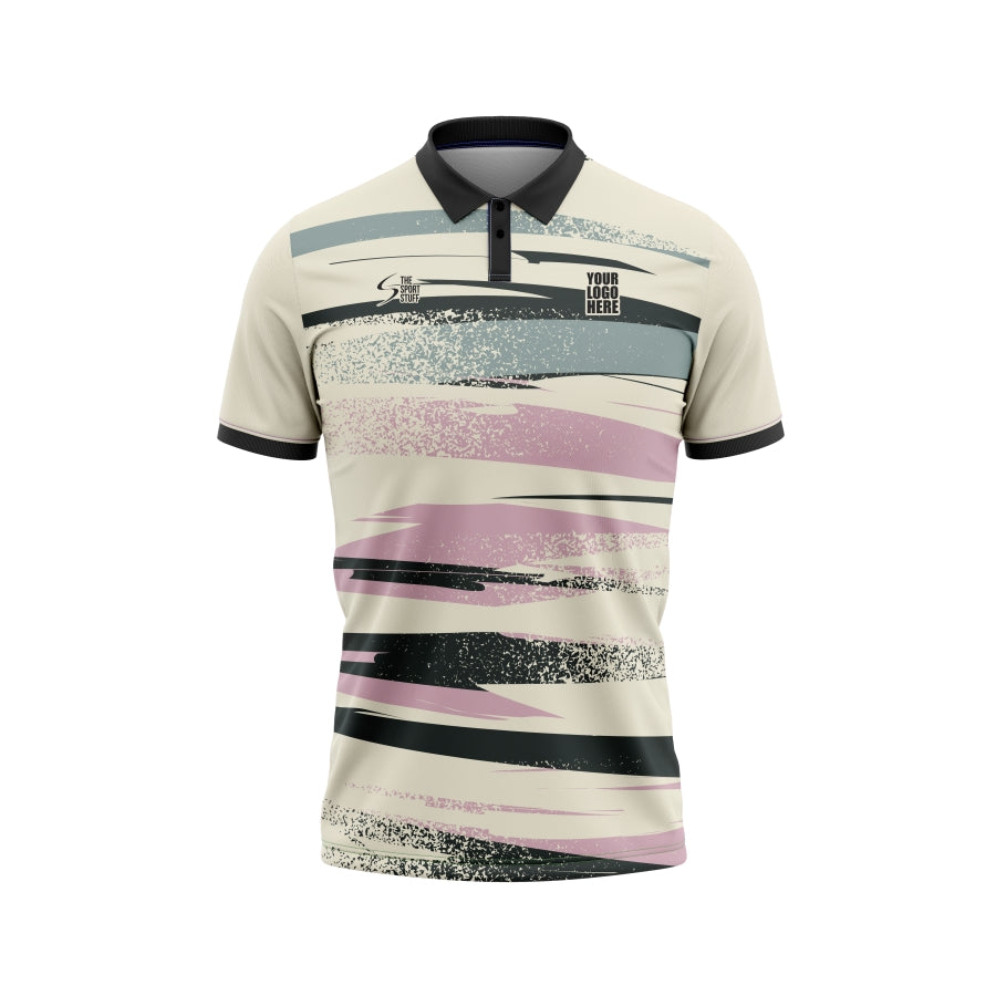 Sand Pearl Customized Cricket Team Jersey Design - TheSportStuff