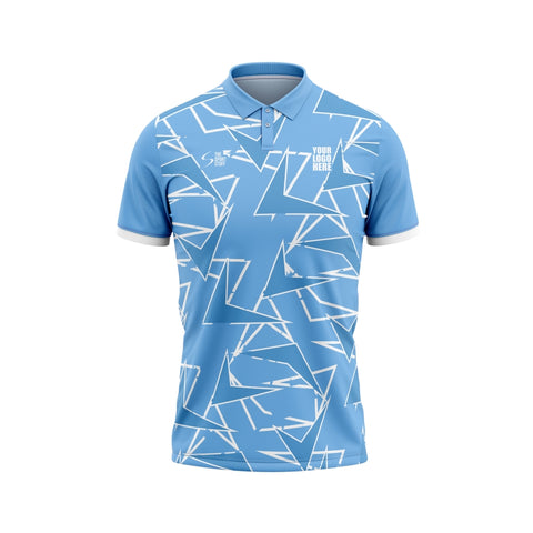 Venice Blue Custom Cricket Jersey Design - The Sport Stuff