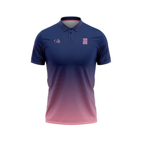 Warm Pink Customized Cricket Team Jersey Design - TheSportStuff