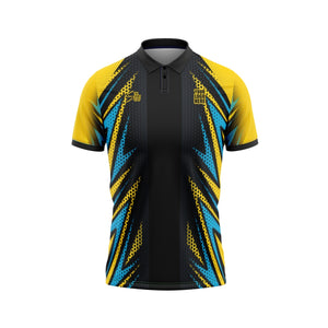 Yellow Boost Customized Cricket Team Jersey Design - TheSportStuff