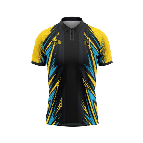 Yellow Boost Customized Cricket Team Jersey Design - TheSportStuff