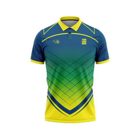 Custom Made Cricket Team Kit Jerseys Dark Green Yellow 2 Piece Set -  Cricket Best Buy