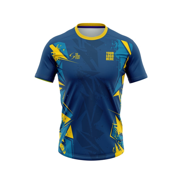 Yellow Dash Customized Football Team Jersey Design | Customized ...