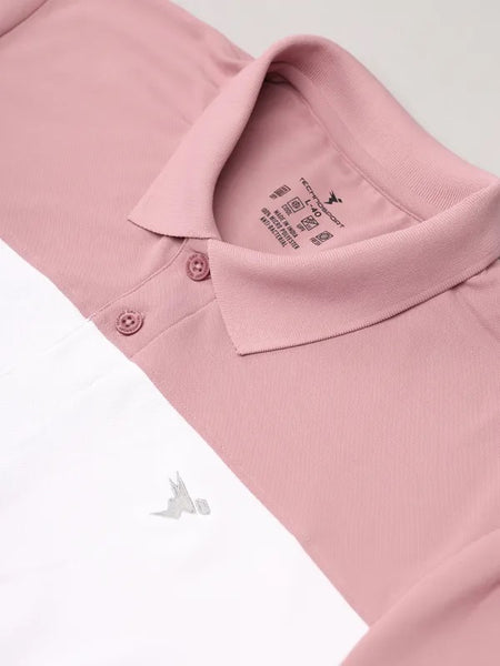Technosport Dusty Rose Dri Fit Polo T-Shirt